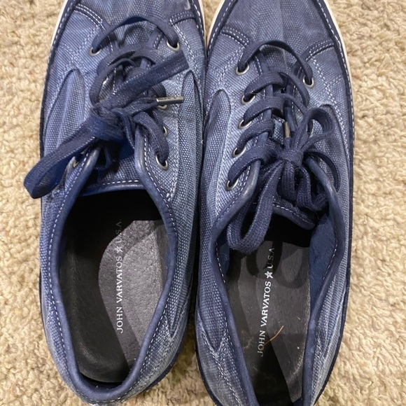 JOHN VARVATOS STAR U.S.A. Men’s Star J Denim Runners Navy Size 11 Sneaker - Picture 5 of 8